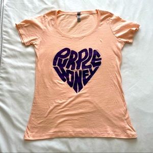 Purple Honey Fitted Tee